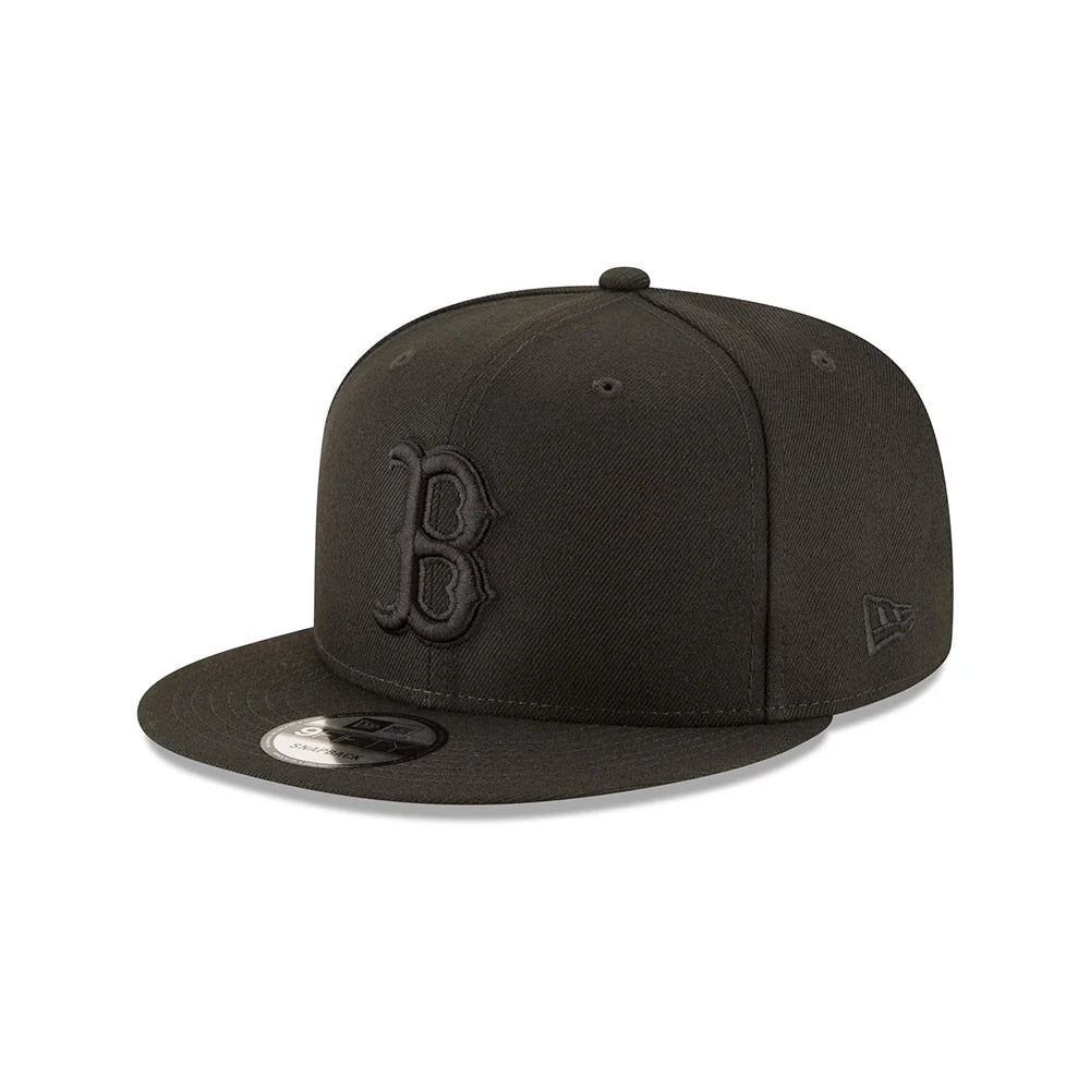 New Boston Red Sox Black Black 9Fifty Snapback Hat
