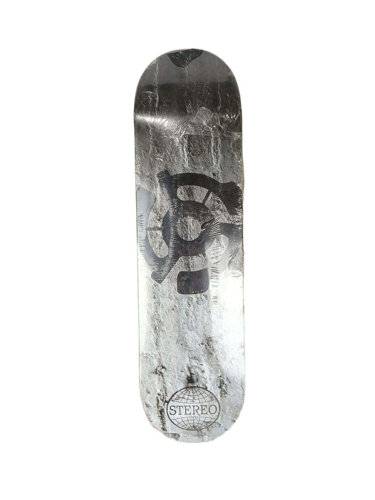 Stereo Gear Grey Black White Size 8.5" Vintage NOS Deck