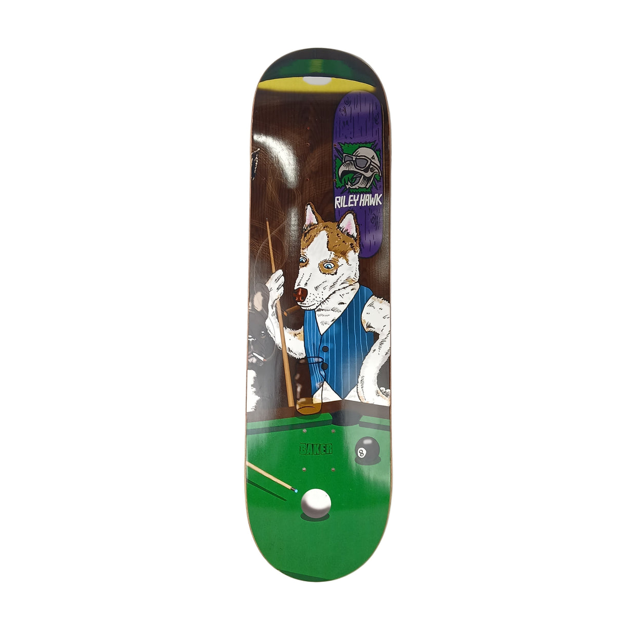 Baker Riley Hawk Pool Dogs Multi Size 8.3" Vintage NOS Deck