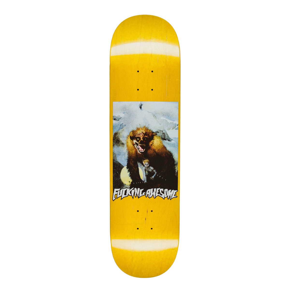 Fucking Awesome Curren Caples Protector 8.0" Full Shape Skateboard Deck