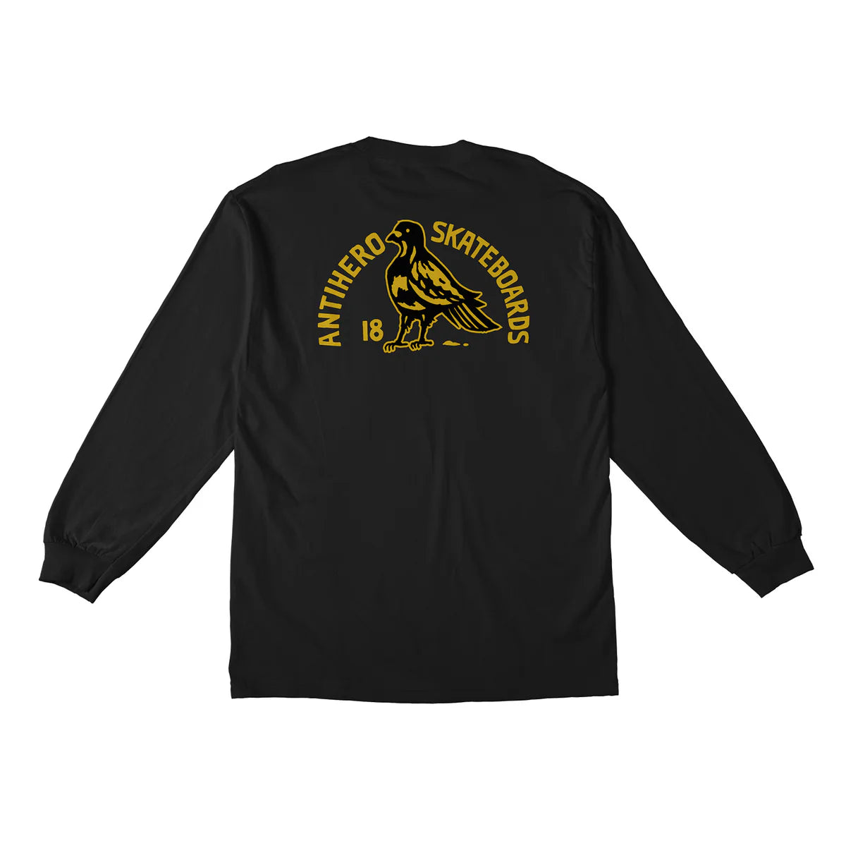 Anti-Hero Rock Dove Black/Yellow Pocket L/S Shirt