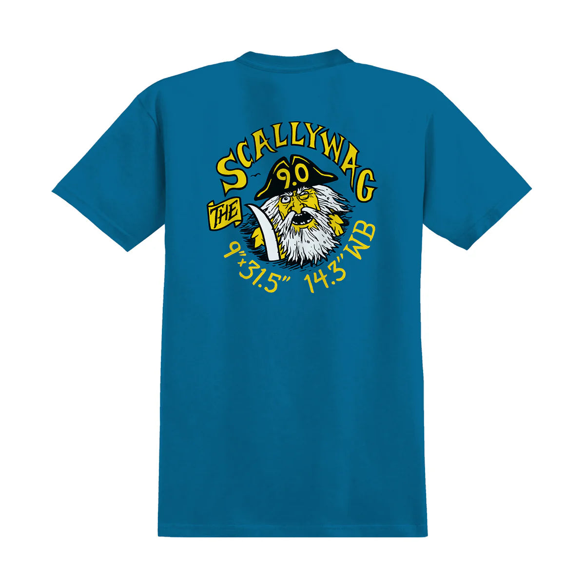 Anti-Hero Scallywag Sea Blue S/S Shirt