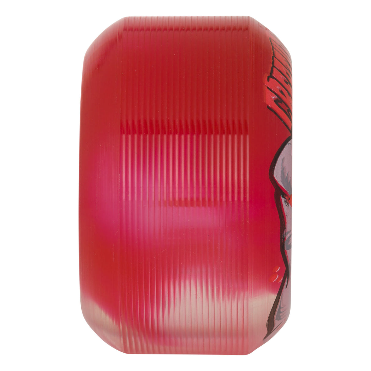 OJ DNA Curbsuckers Bloodsuckers 95a 54mm Red Clear Swirl Skateboard Wheels
