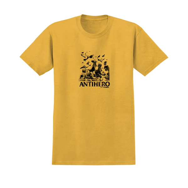 Anti-Hero Pigeon Intelligence Heather Mustard S/s Shirt