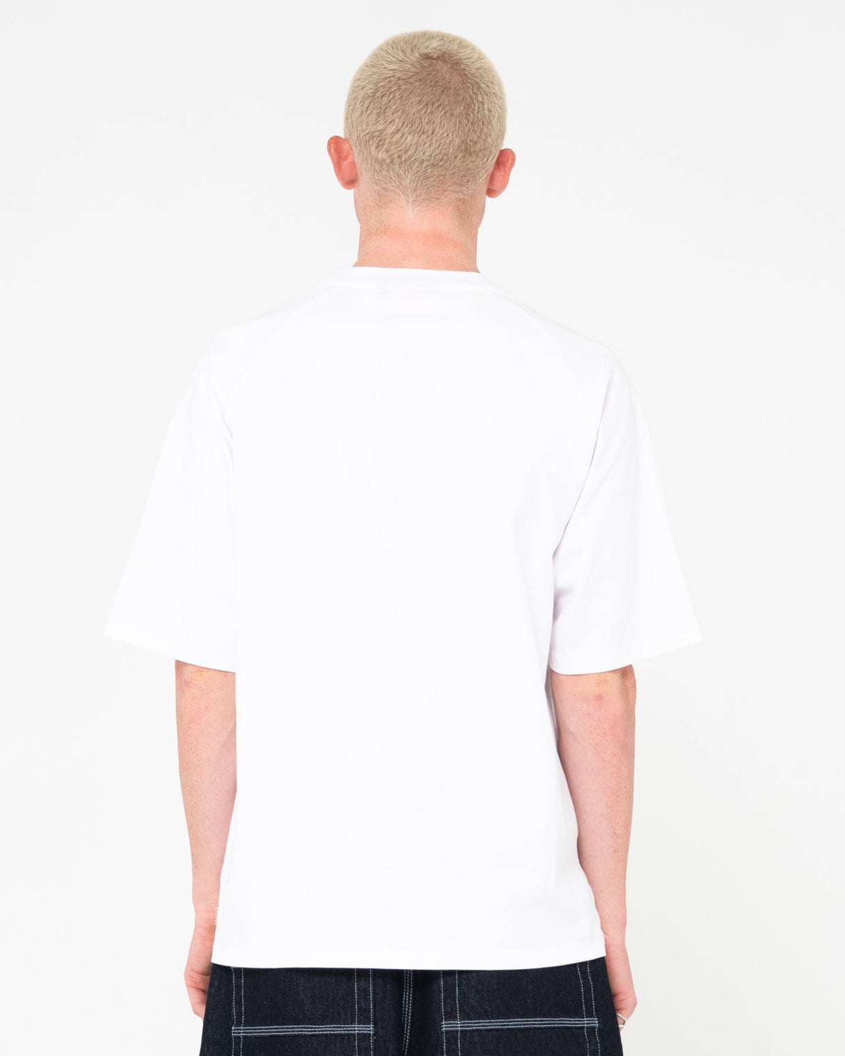 Rusty Morpheus White Raglan Tee S/s Shirt