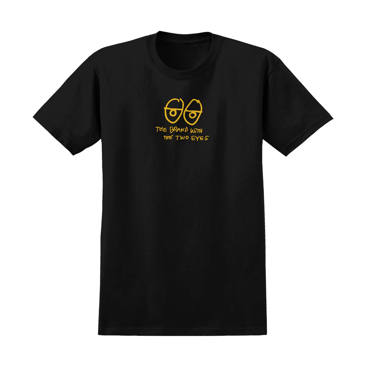 Krooked Two Eyes Black/Yellow S/s Shirt