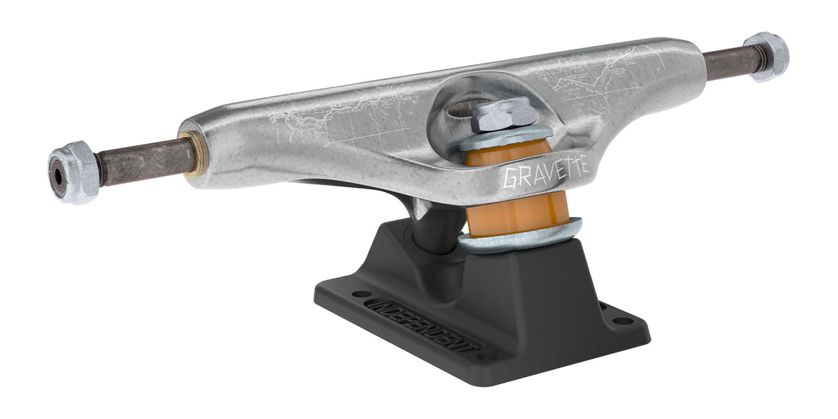 Independent Stage 11 Hollow David Gravette Pro Silver Black Standard Trucks