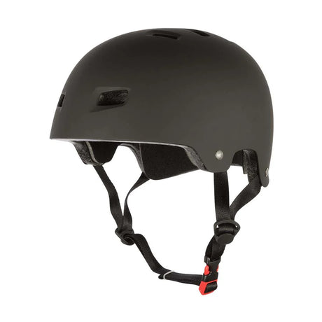 Bullet Deluxe Matte Black Adult Skateboard Helmet