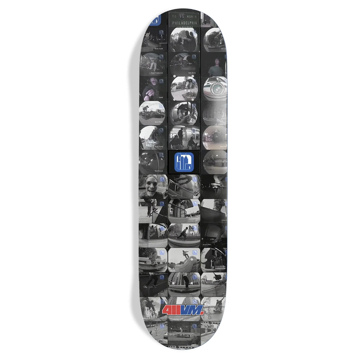 411VM Metrospective Frame Grab EX7 8.25" Skateboard Deck