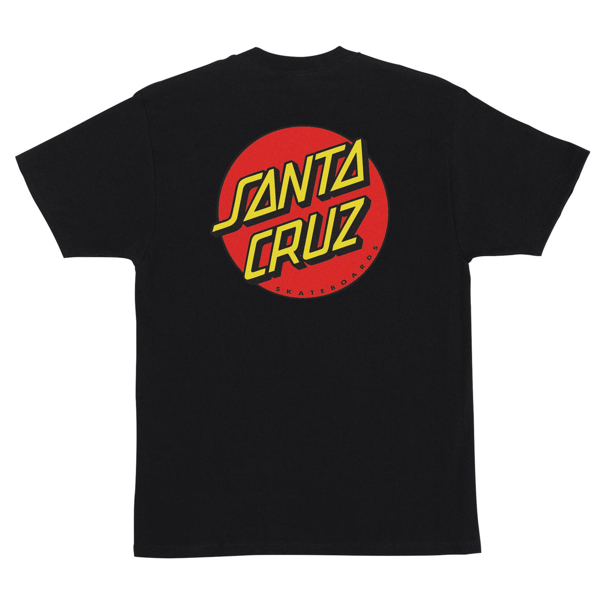 Santa Cruz Classic Dot S/s Heavyweight Shirt Black