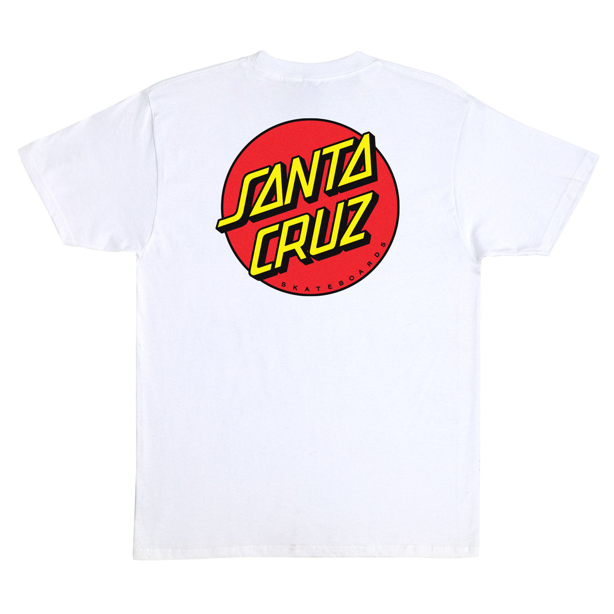 Santa Cruz Classic Dot S/s Heavyweight Shirt White