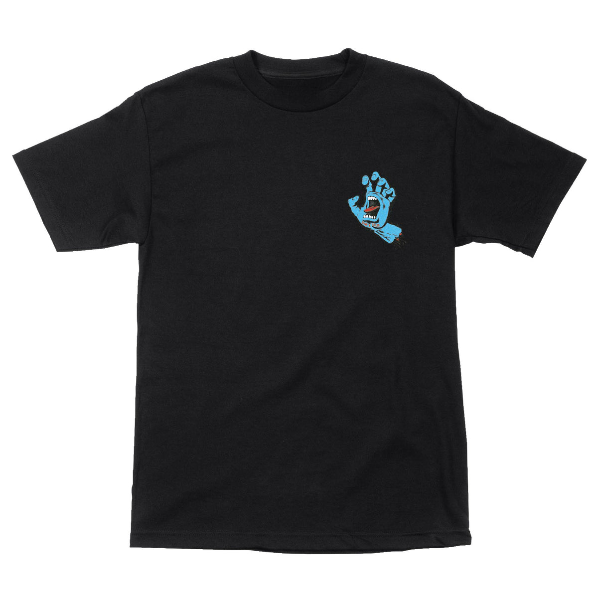 Santa Cruz Screaming Hand S/s Heavyweight Shirt Black