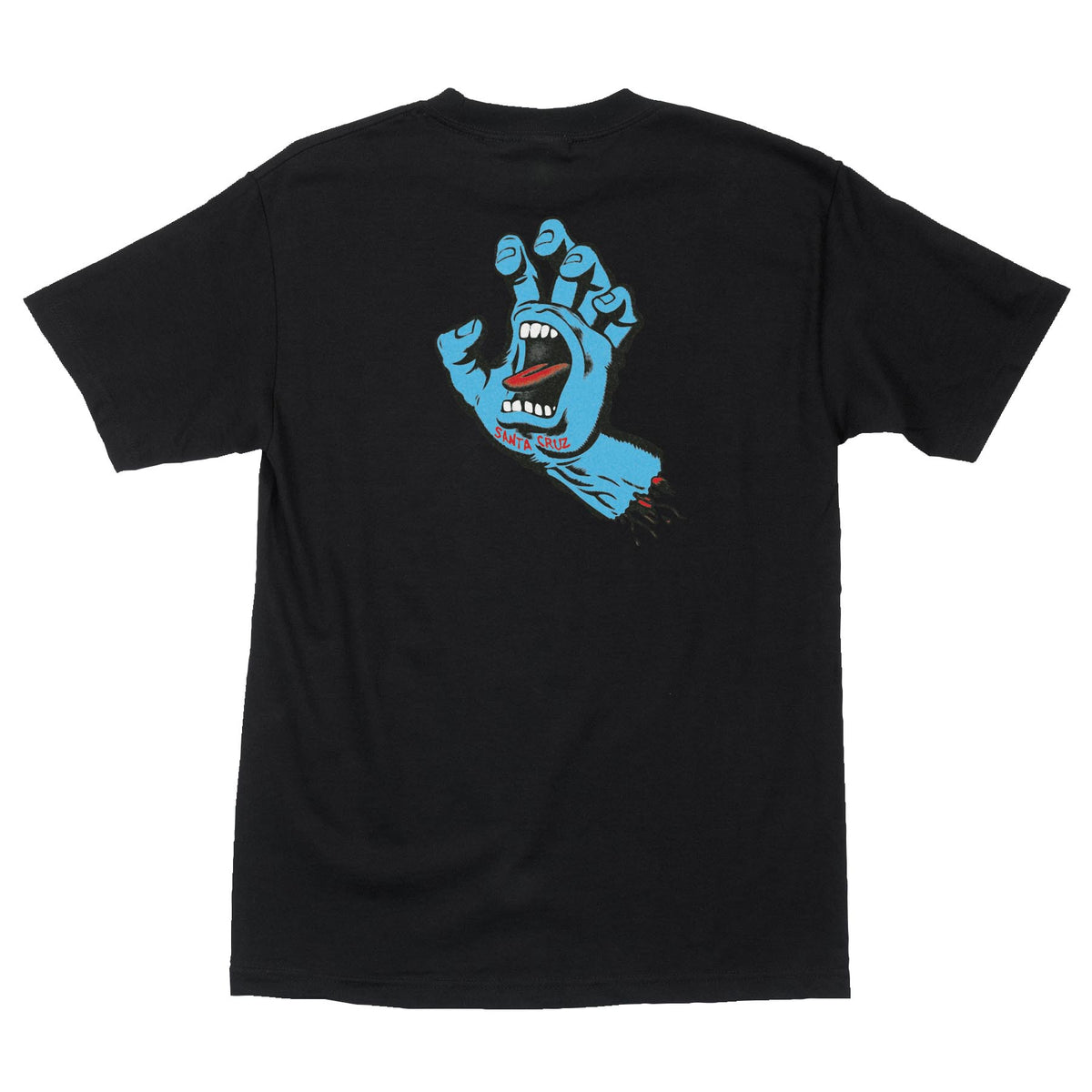 Santa Cruz Screaming Hand S/s Heavyweight Shirt Black
