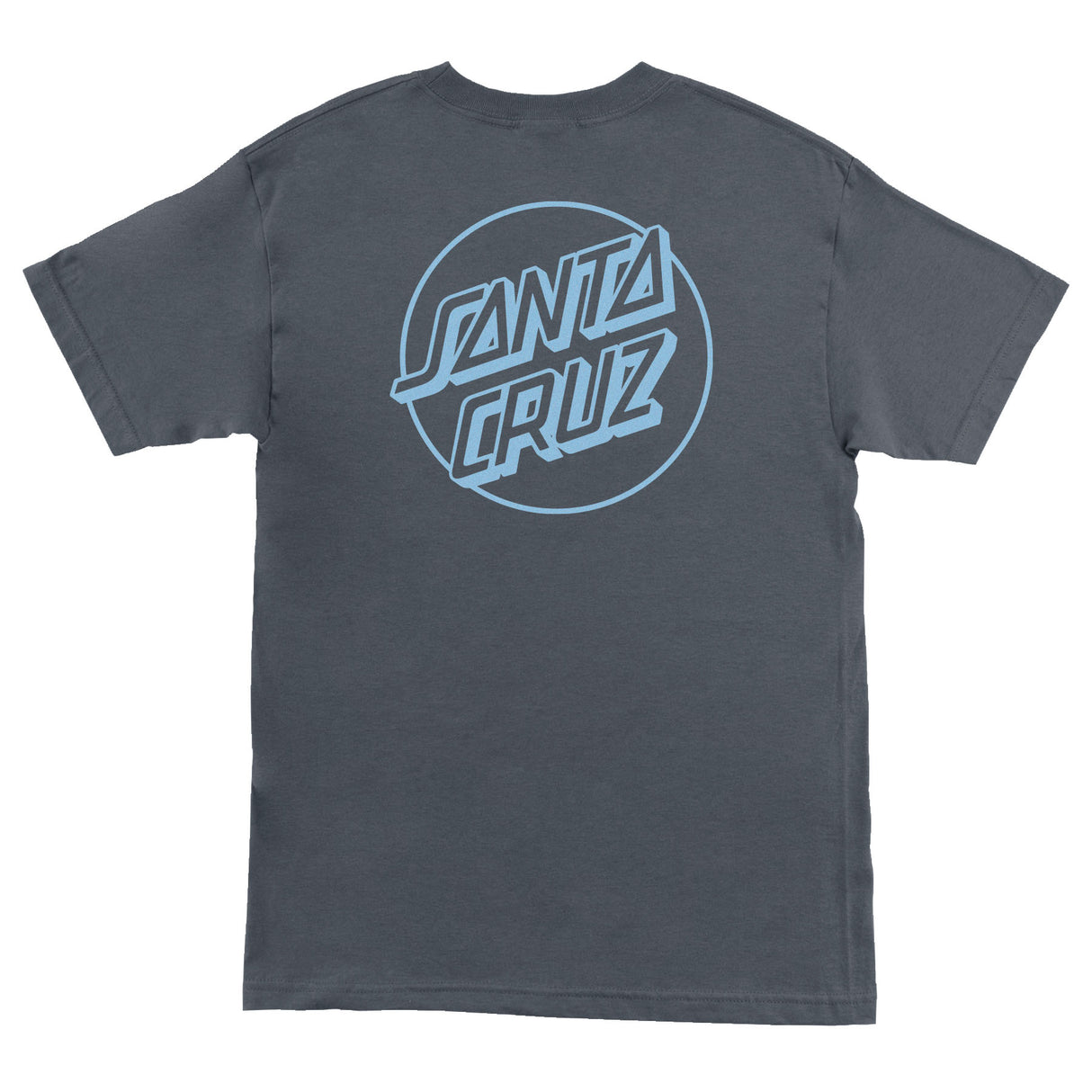 Santa Cruz Opus Dot Charcoal Sky Blue S/s Shirt