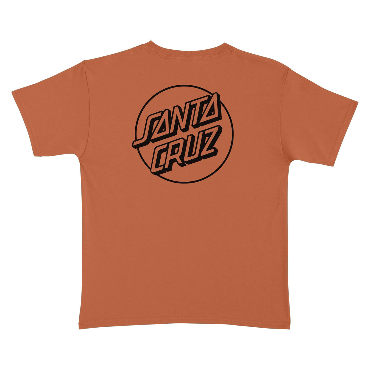 Santa Cruz Opus Dot Texas Orange Black Heavyweight S/s Shirt