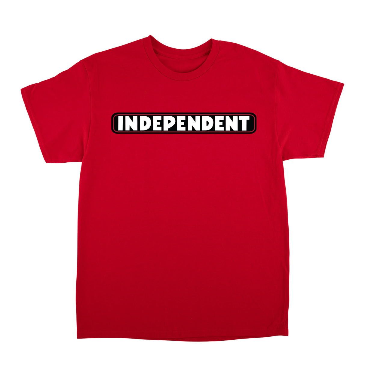 Independent Bar Logo Red Heavyweight S/s Shirt