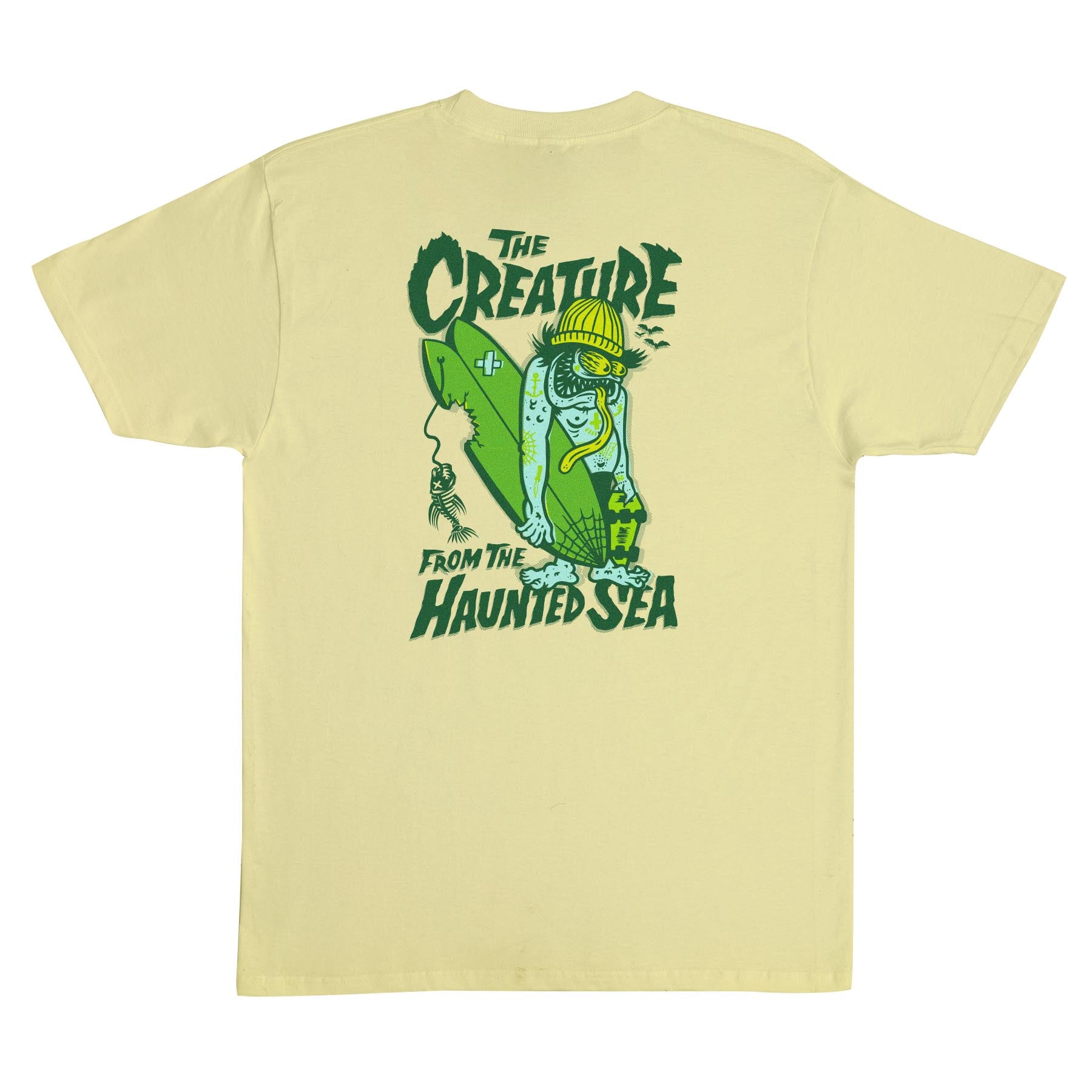 Creature Haunted Sea Cornsilk Yellow Heavyweight S/s Shirt – Long