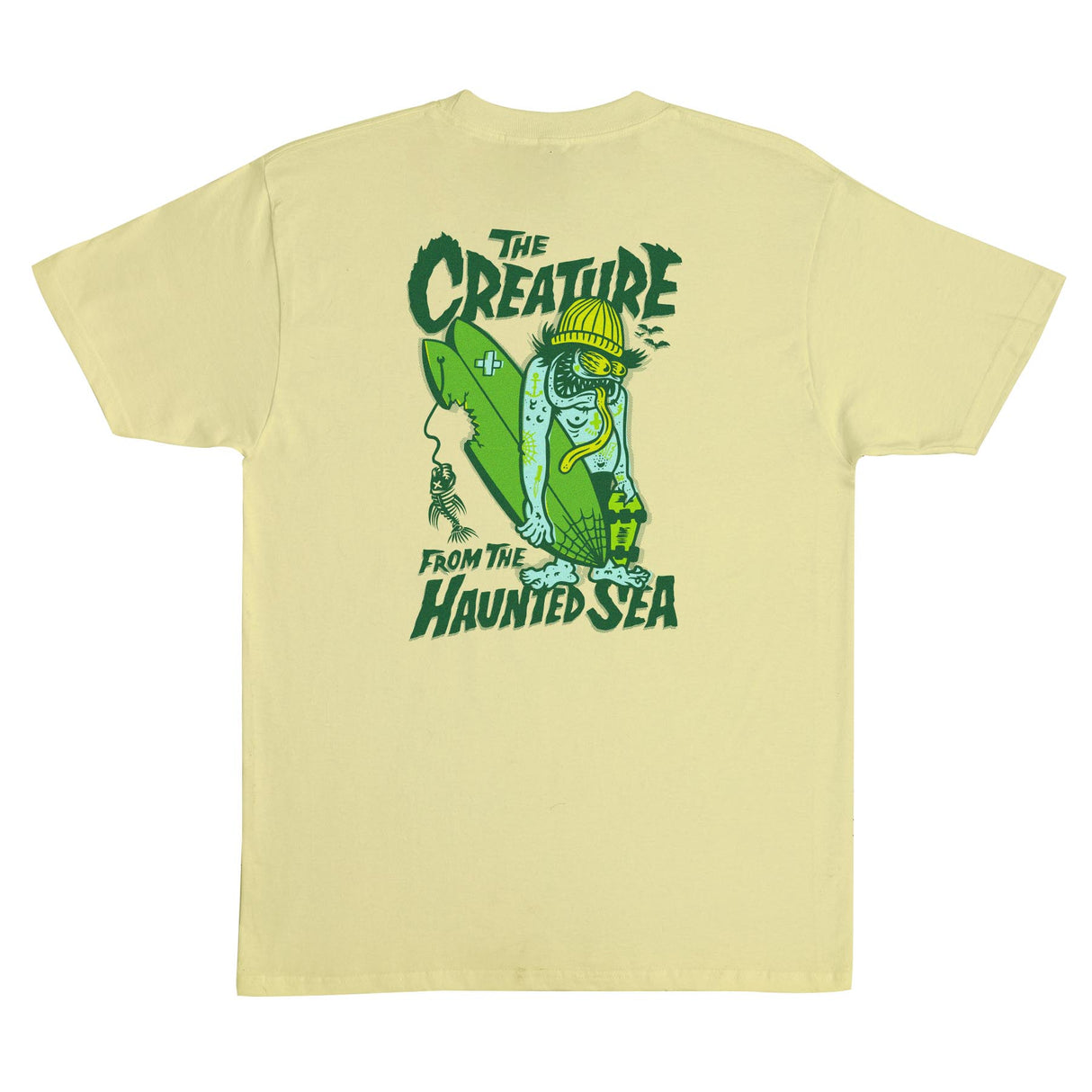 Creature Haunted Sea Cornsilk Yellow Heavyweight S/s Shirt