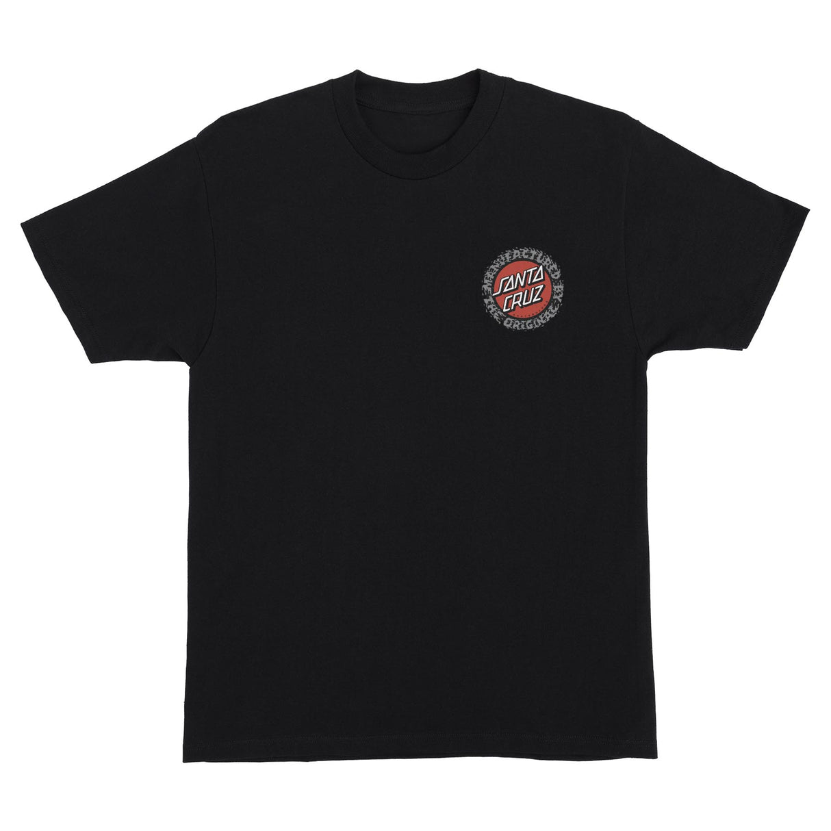 Santa Cruz Splatter MFG Dot Black Heavyweight S/s Shirt