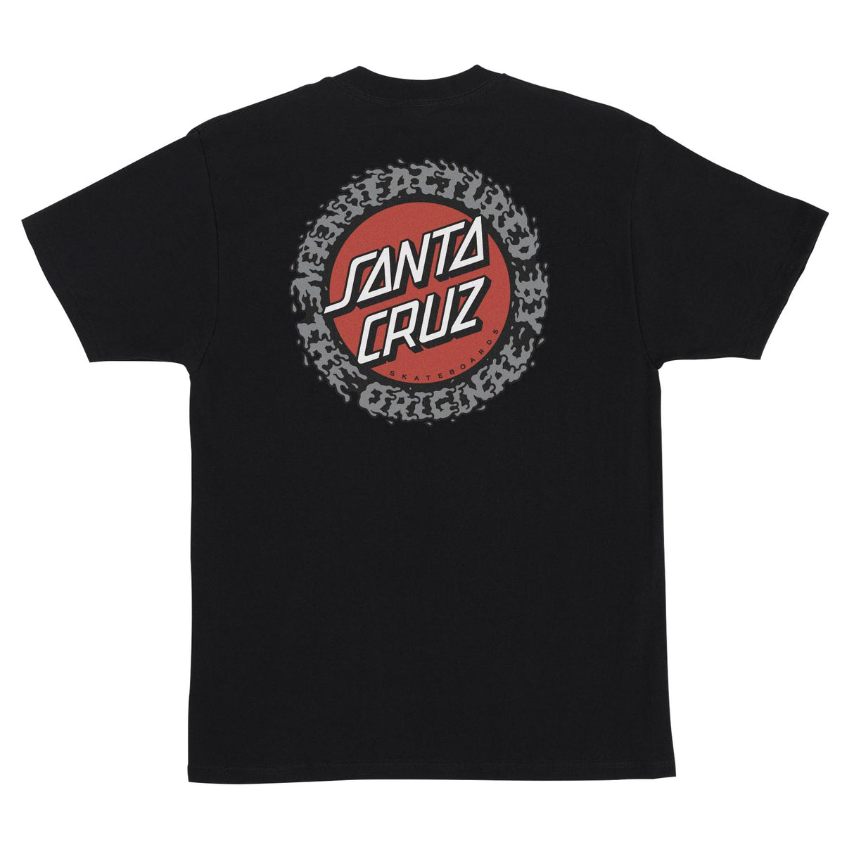 Santa Cruz Splatter MFG Dot Black Heavyweight S/s Shirt