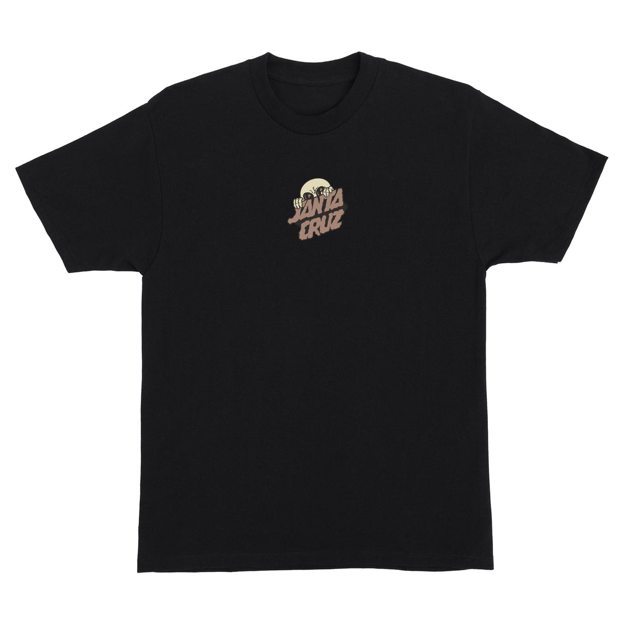 Santa Cruz Knibbs Invasion Hand Black Heavyweight S/s Shirt