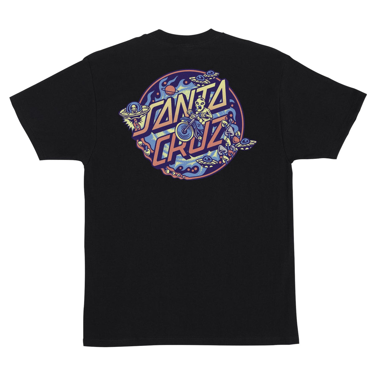 Santa Cruz Winkowski Dope Plant 2 Dot Black Heavyweight S/s Shirt