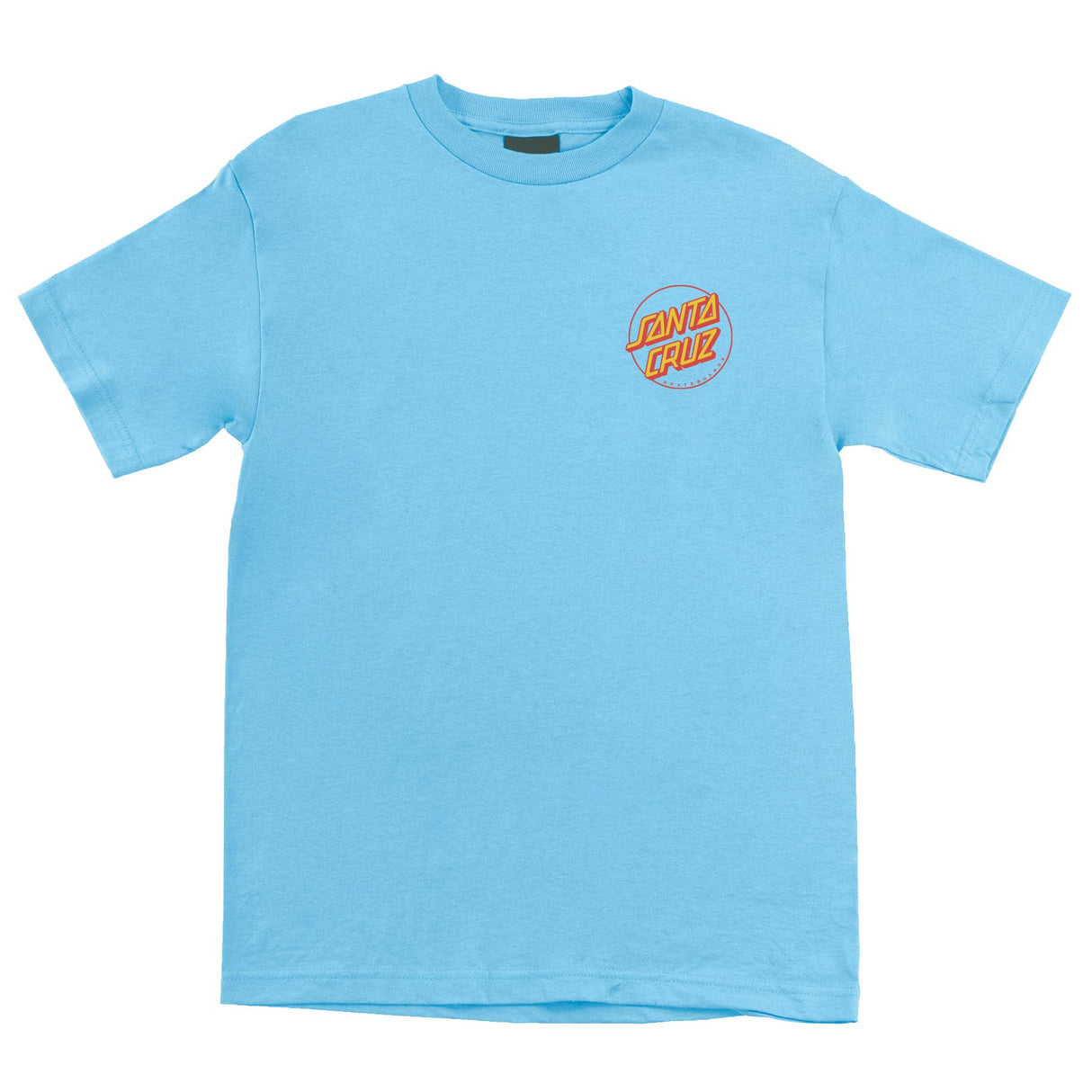 Santa Cruz Screaming Hibiscus Light Blue Heavyweight S/s Shirt