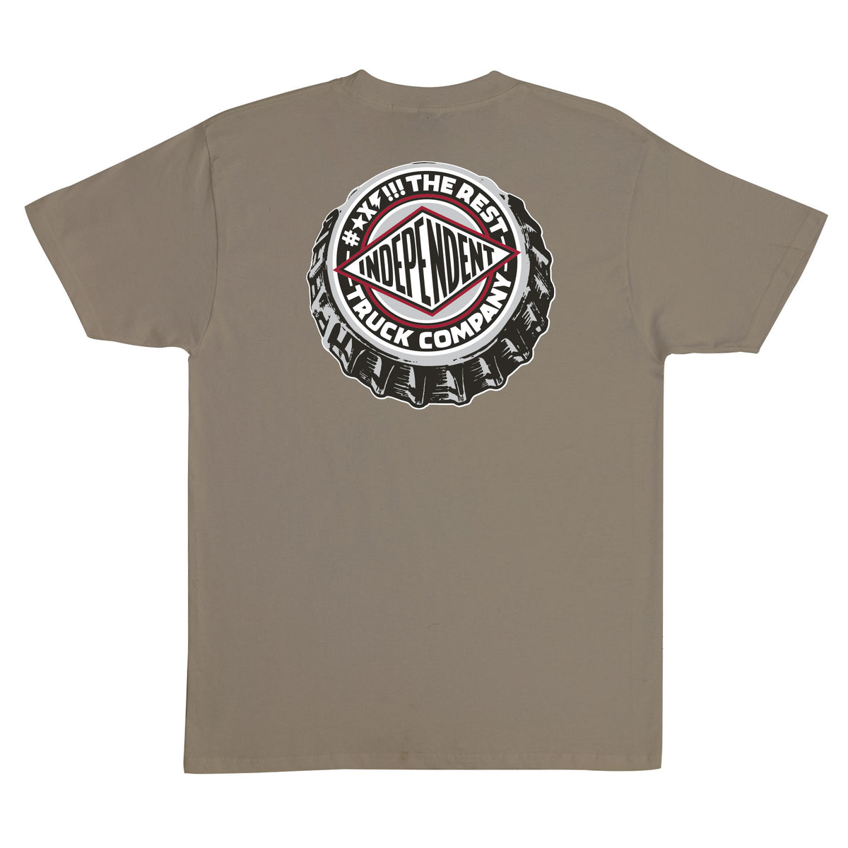 Independent FTR Cap S/s Heavyweight Shirt Prairie Dust