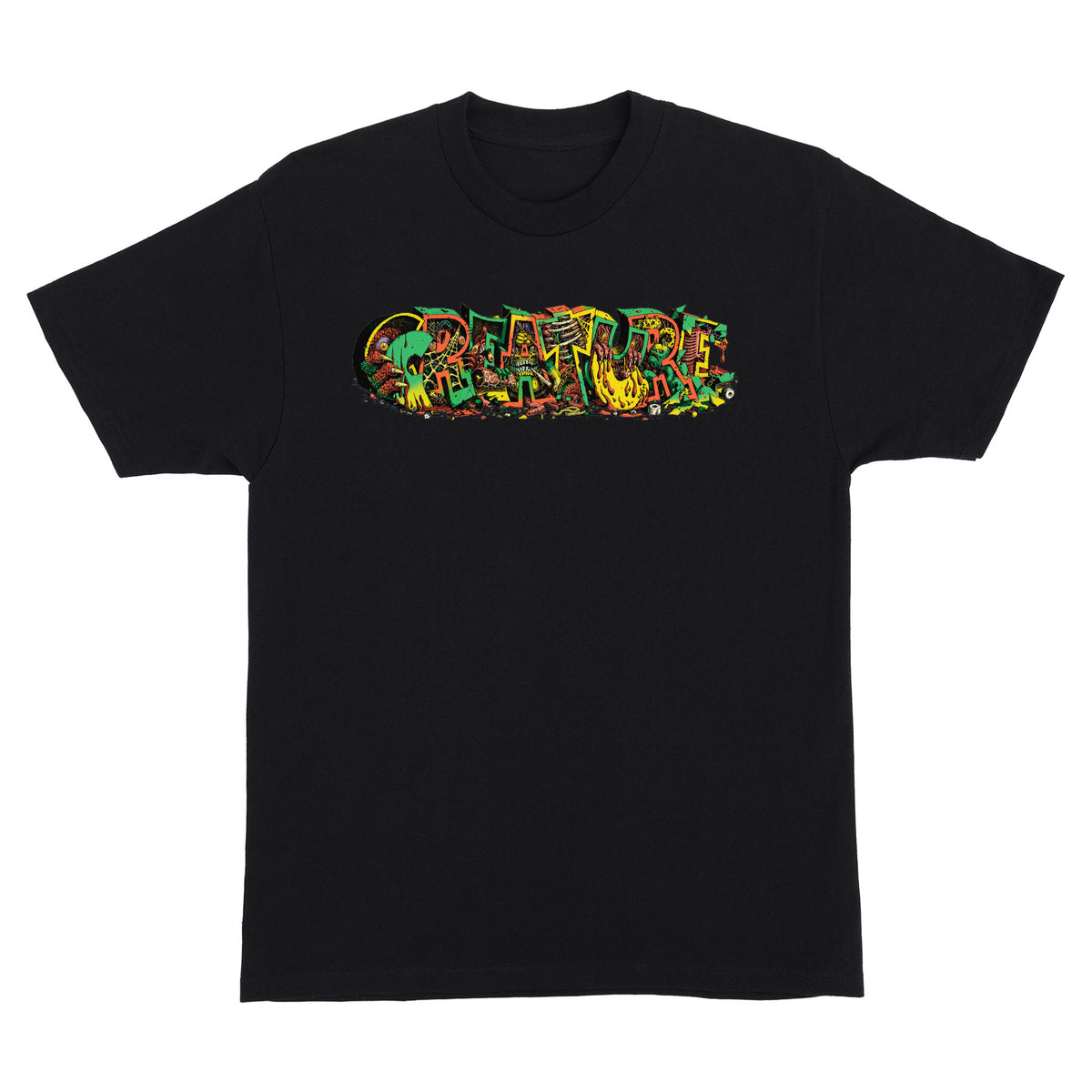 Creature Hallucination S/s Heavyweight Shirt Black