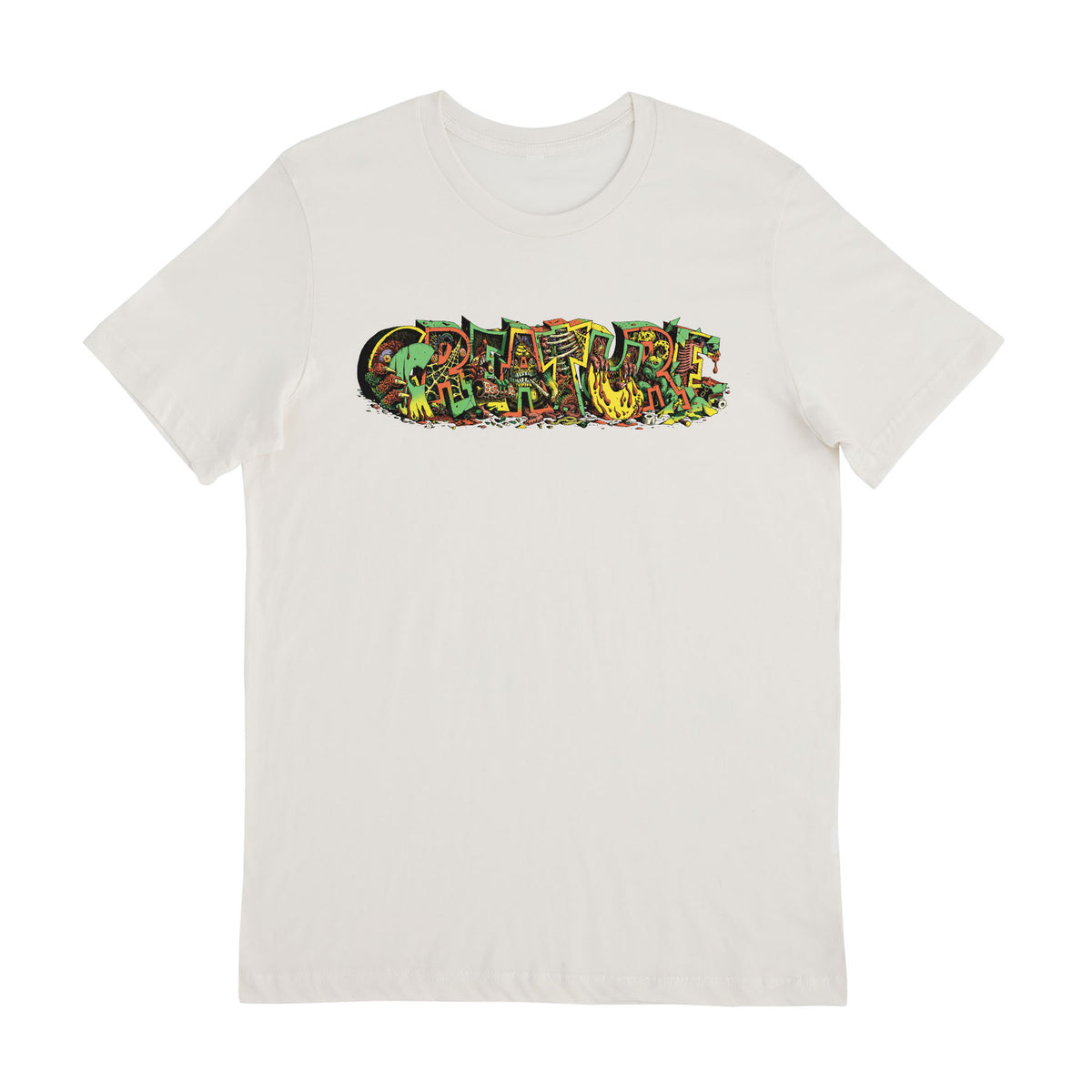 Creature Hallucination S/s Heavyweight Shirt Vintage White