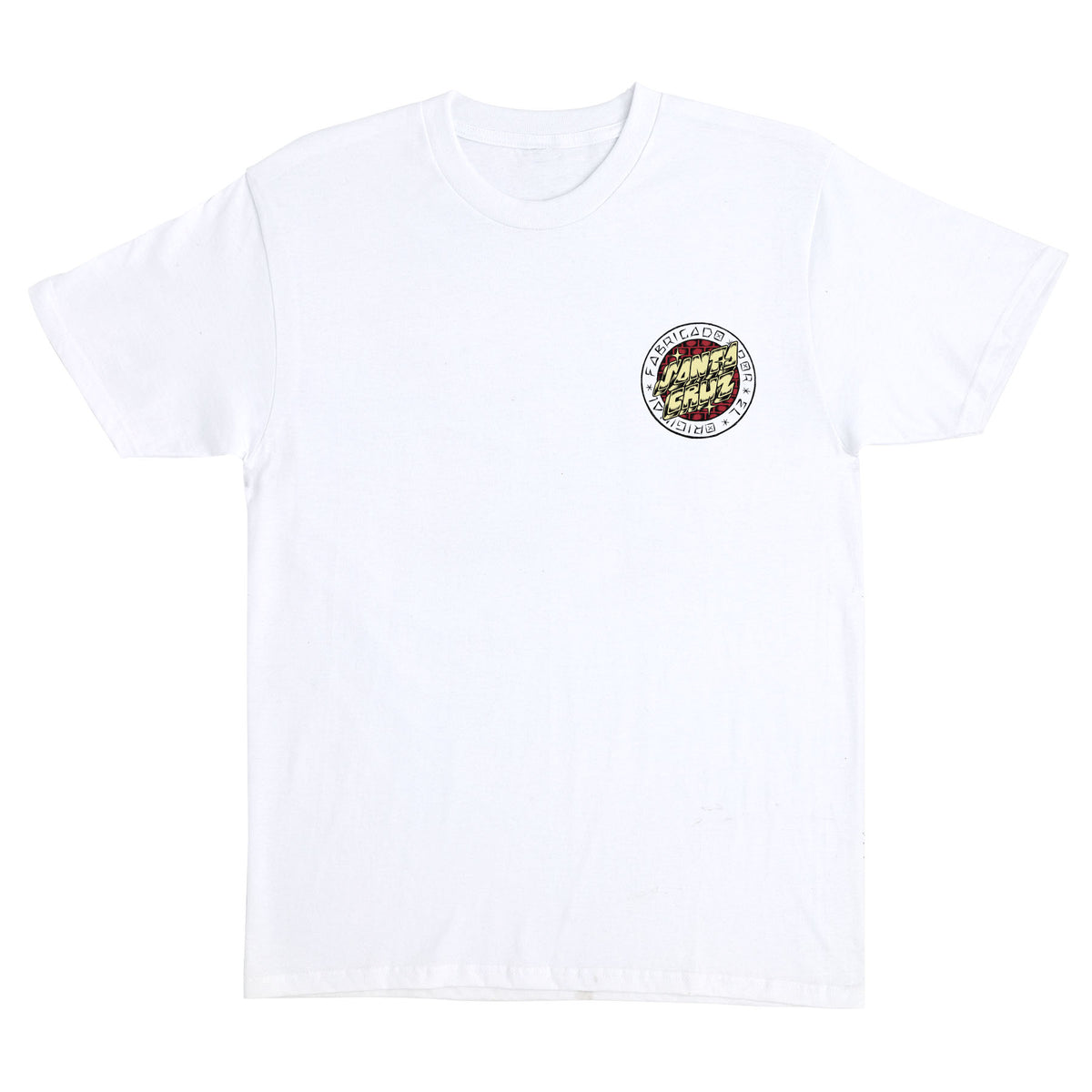 Santa Cruz Mas Loco Dot S/s Heavyweight Shirt White