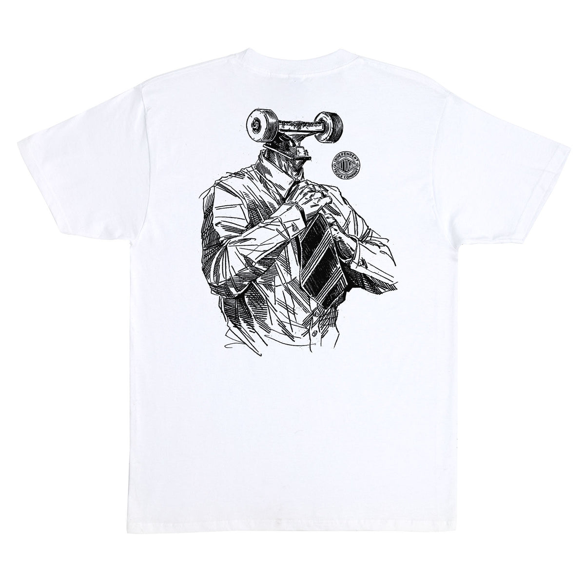Independent Daily Grind S/s Heavyweight Shirt White