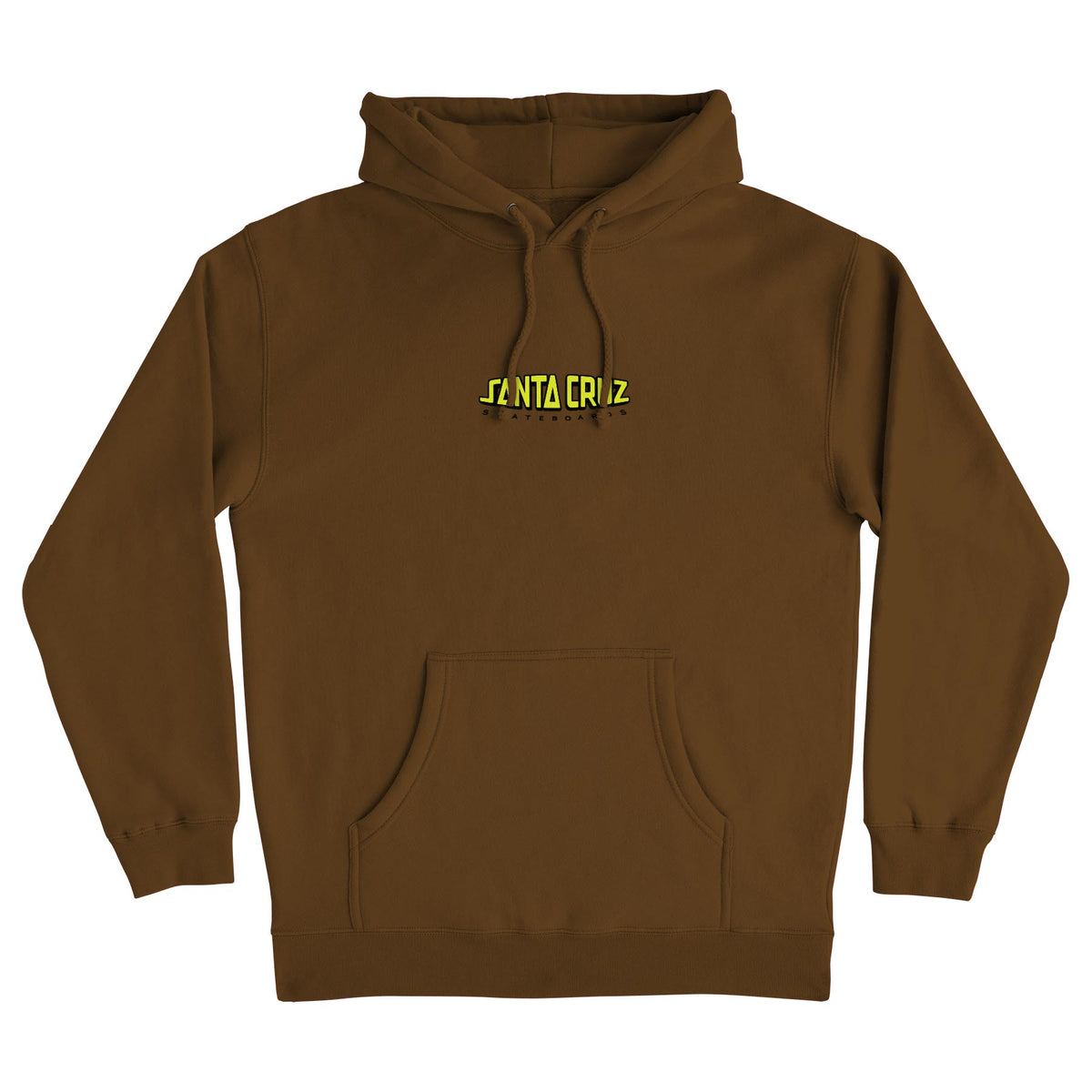 Santa Cruz Malba Crash Dot P/O Hooded Heavyweight Sweatshirt Brown