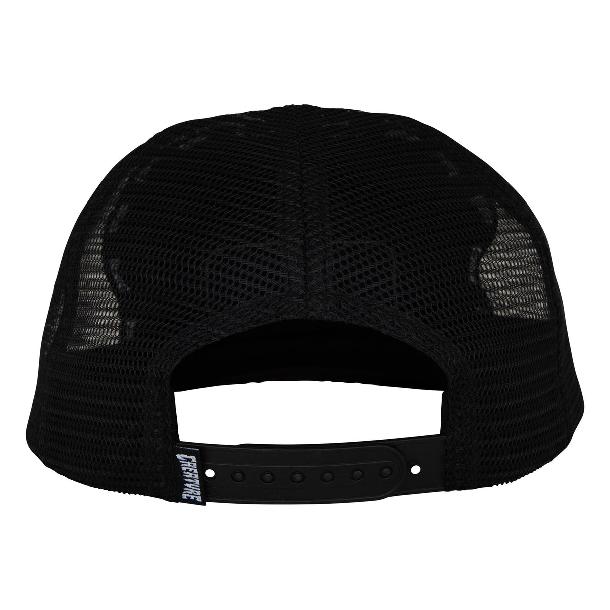 Creature Haunted Sea Mesh Trucker Unstructured Black Snapback Hat