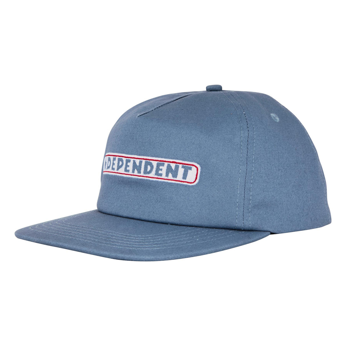 Independent Bar Logo Slate Blue Snapback Hat