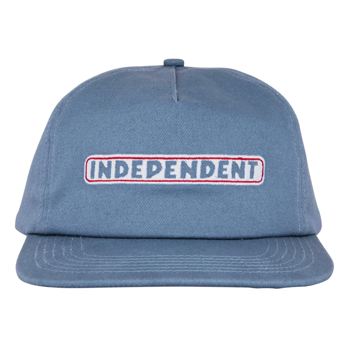 Independent Bar Logo Slate Blue Snapback Hat