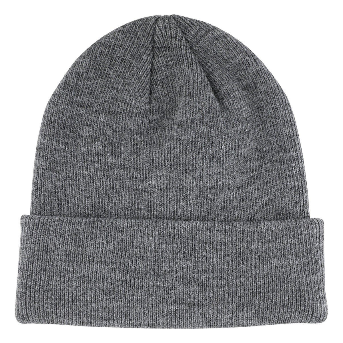 Independent Groundwork Beanie Long Shoreman Hat Grey Heather/Red