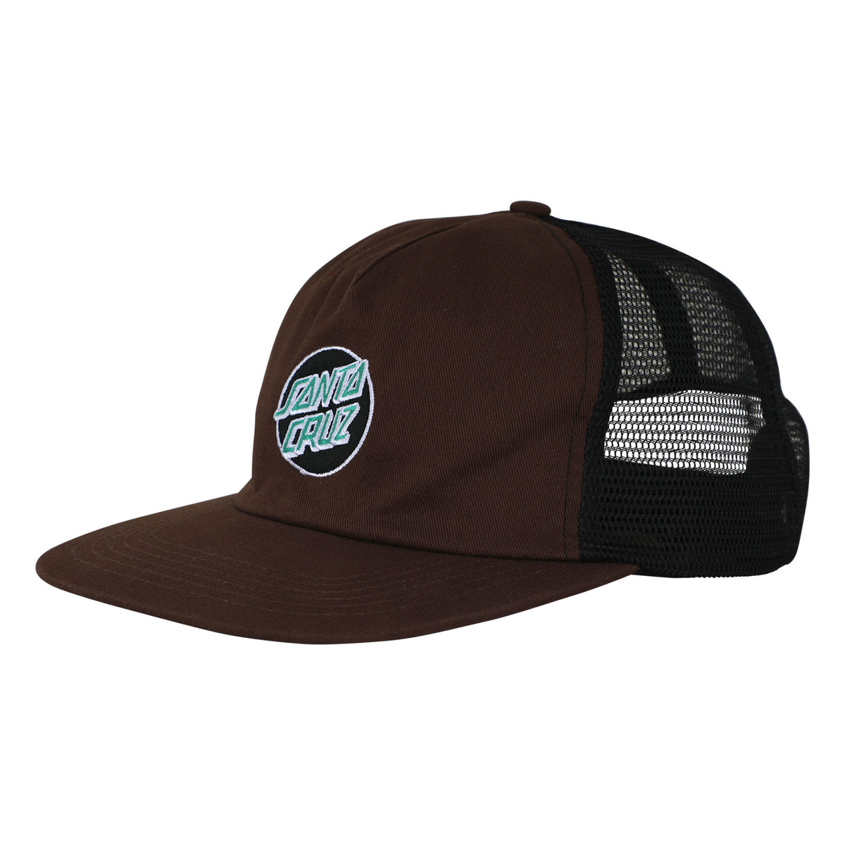 Santa Cruz Cruz Embroidered Snapback Unstructured Hat Brown/Black