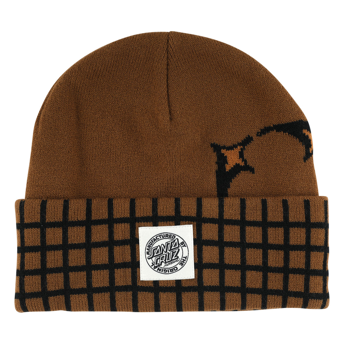 Santa Cruz MFG Vector Beanie Long Shoreman Hat Clay