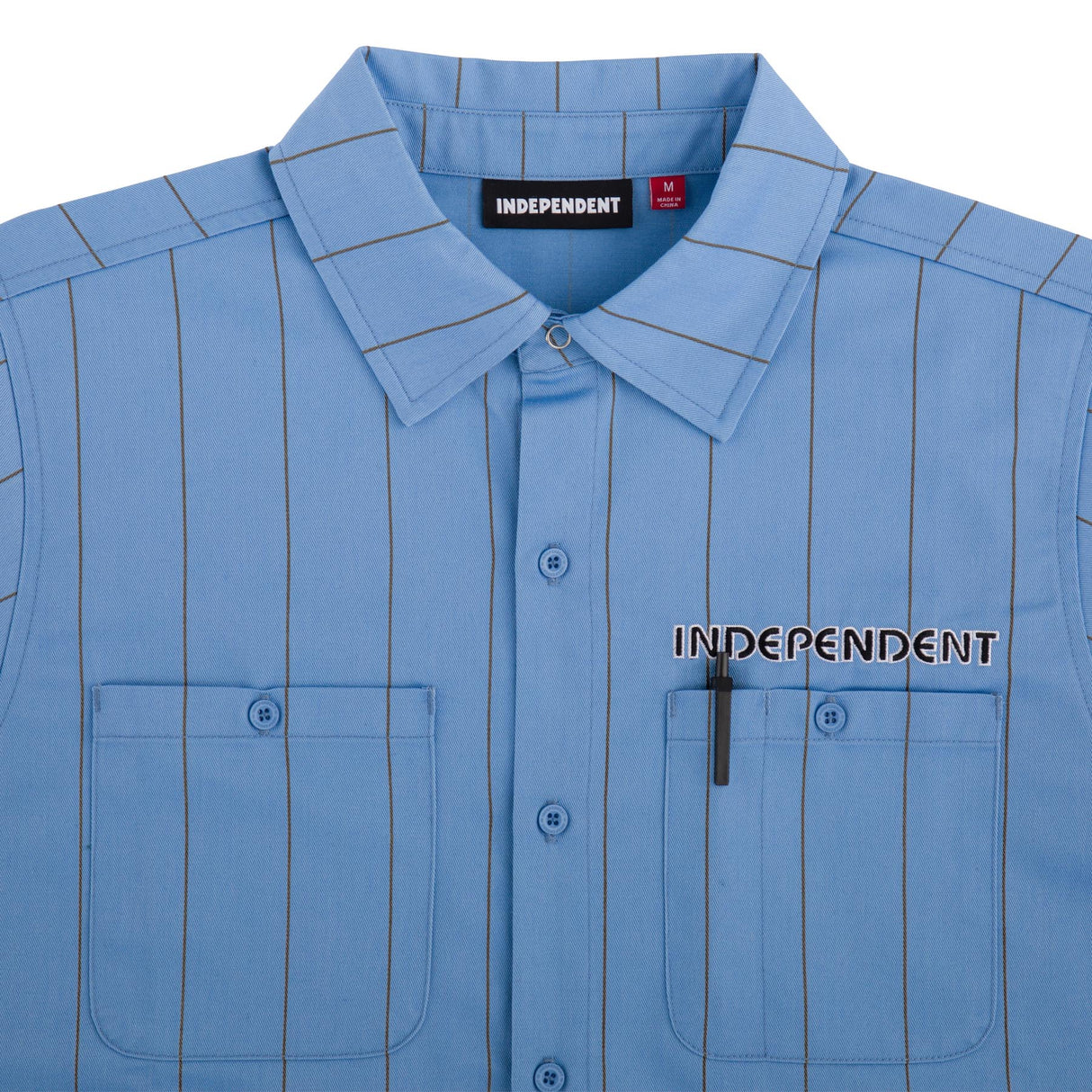 Independent Union Work Top Work Blue S/s Shirt