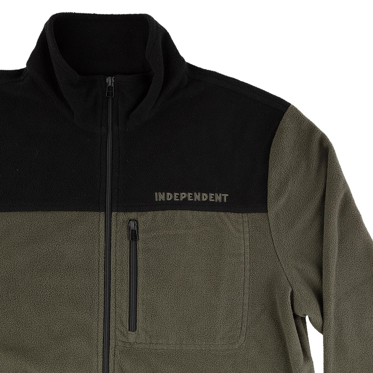 Independent BTG Fleece L/s Jacket Army/Black