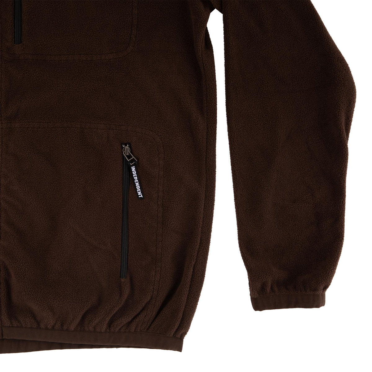 Independent BTG Fleece L/s Jacket Dark Brown/Black