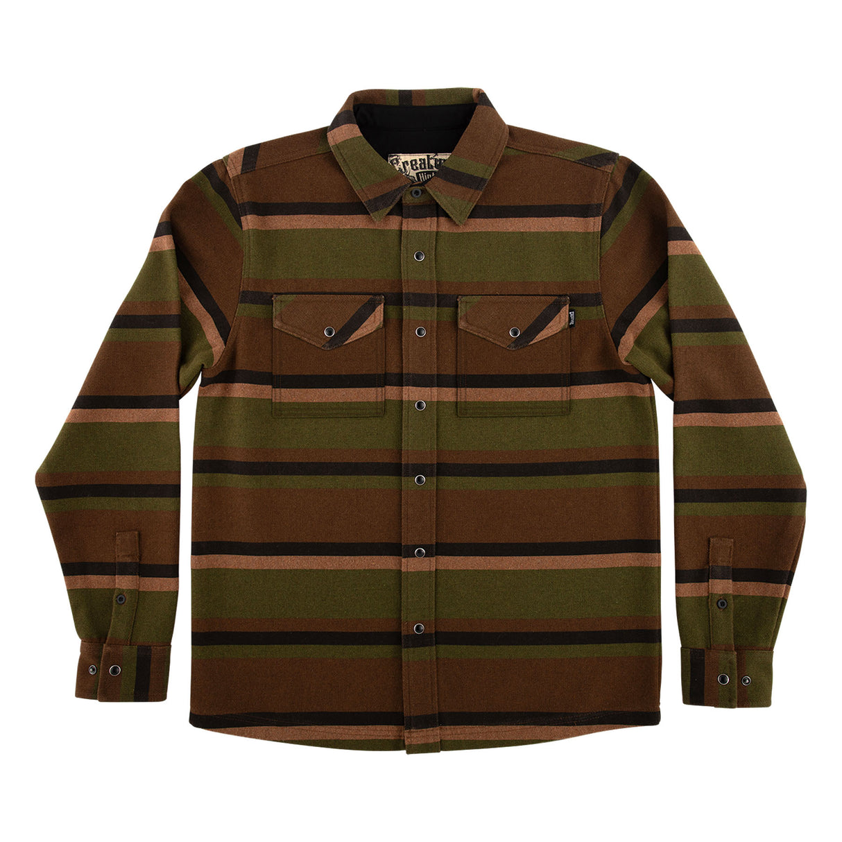 Creature Horizon Hunter Green L/s Flannel Shirt
