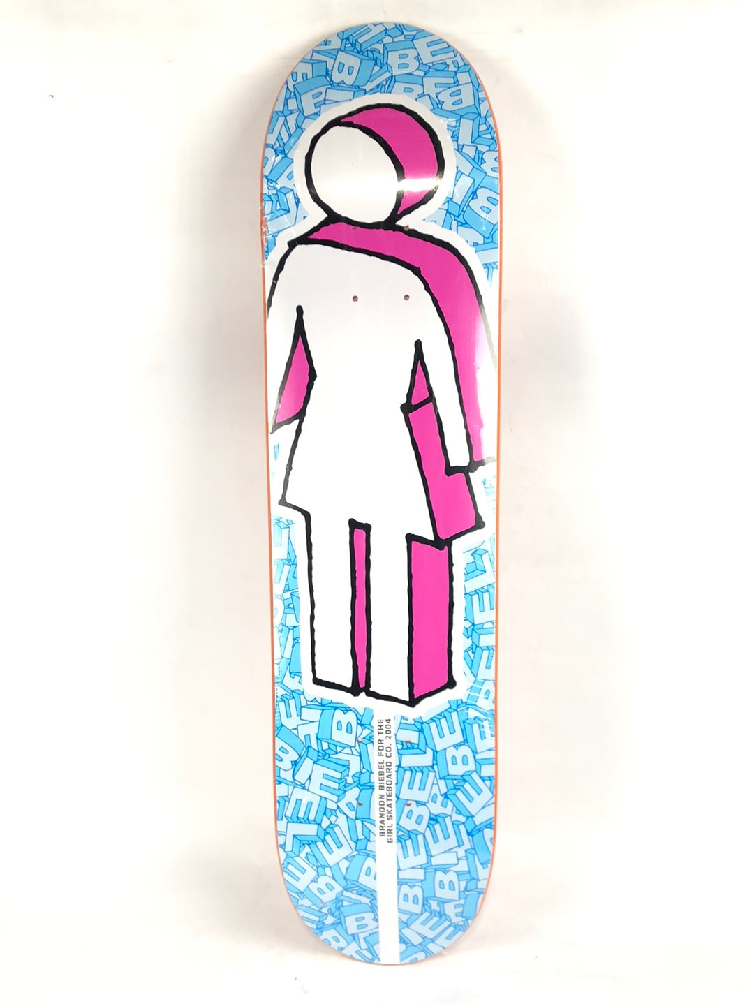 Girl Brandon Biebel Alphabet Soup Series Red/White/Blue 8.5" Skateboard Deck 2004