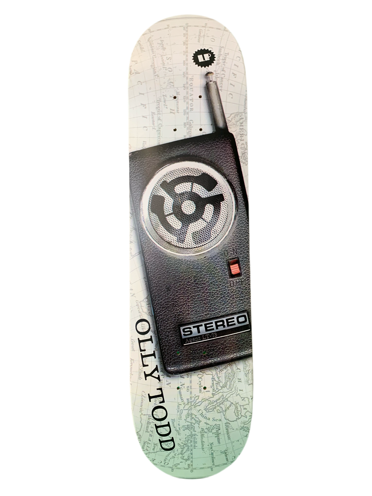 Stereo Olly Todd Agent Walkie Talkie 7.75" Classic Skateboard Deck