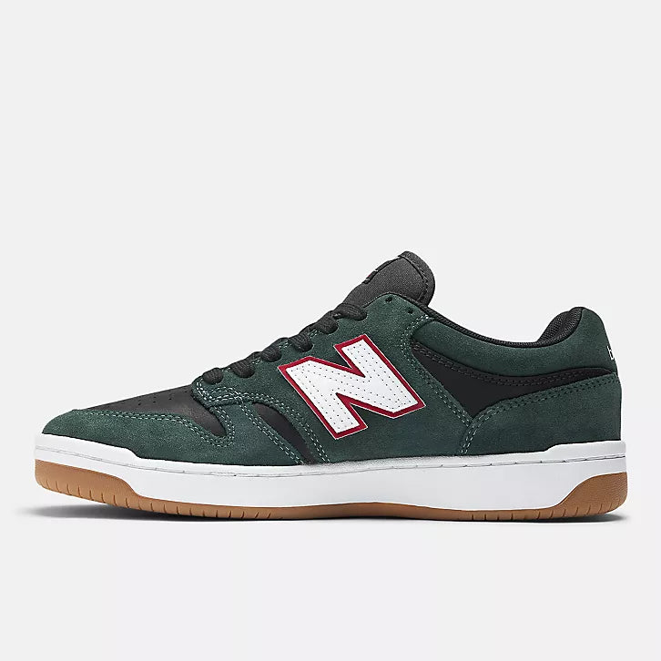 New Balance Numeric 480 Forest Green Black Shoes