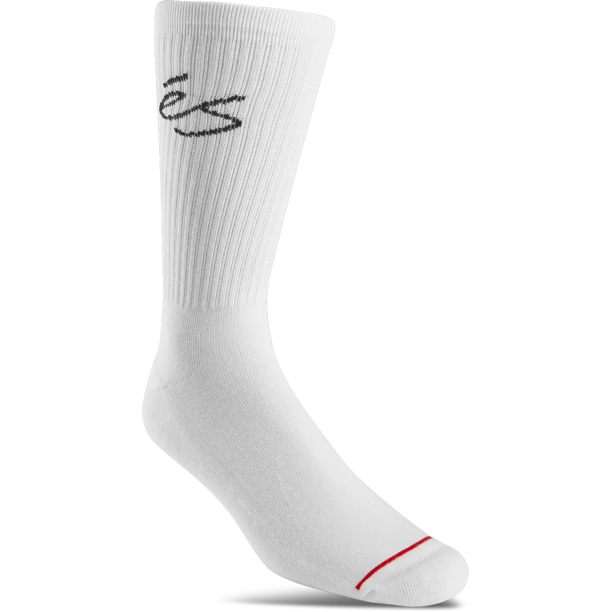 eS Script Crew White Socks