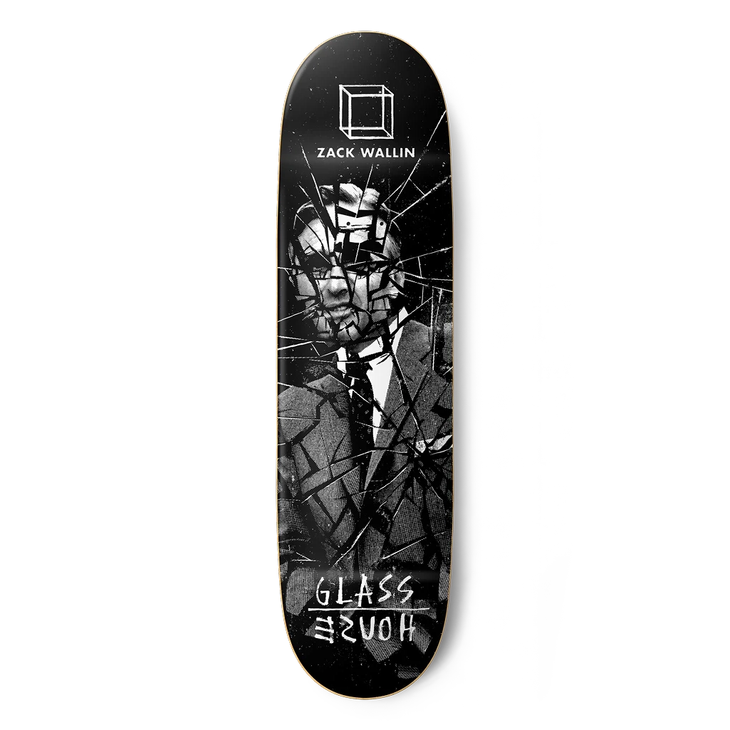 Glass House Wallin Shattered 8.675" Skateboard Deck