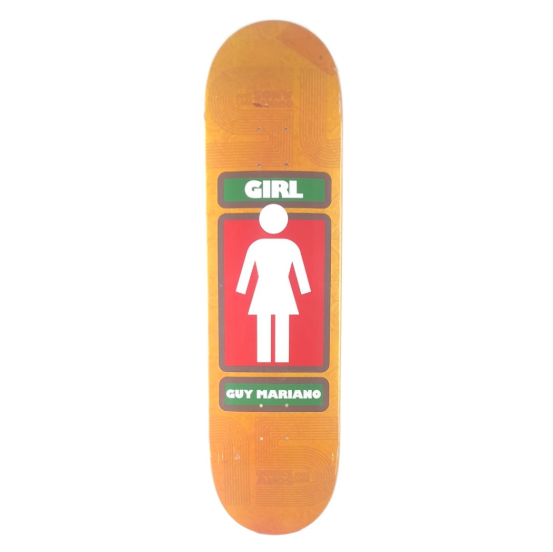 Girl Guy Mariano 15 Years Girl Logo Orange Size 8.5" Skateboard Deck
