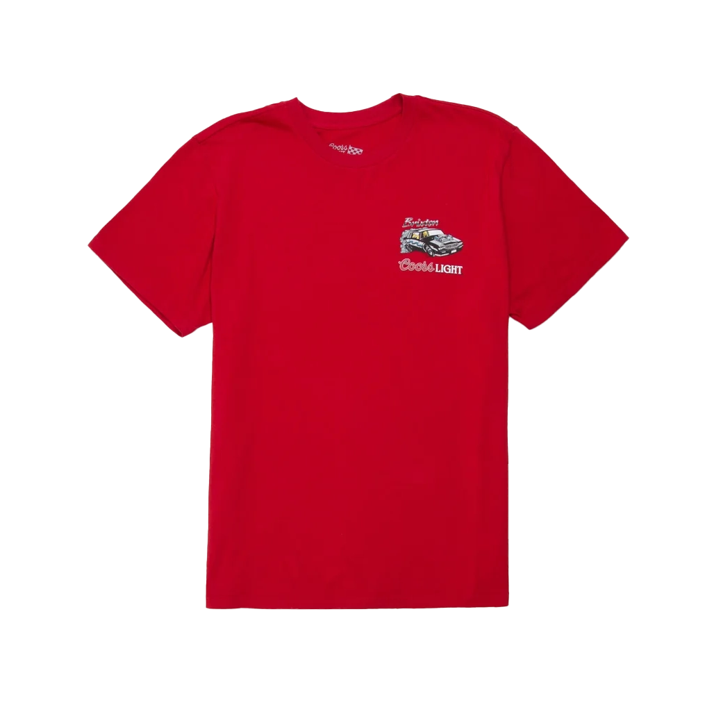 Brixton X Coors Light Raceway Coors Red Standard S/s Shirt